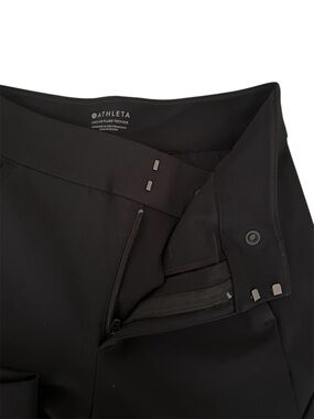Athleta Black Tailored Flare Trousers size 2
